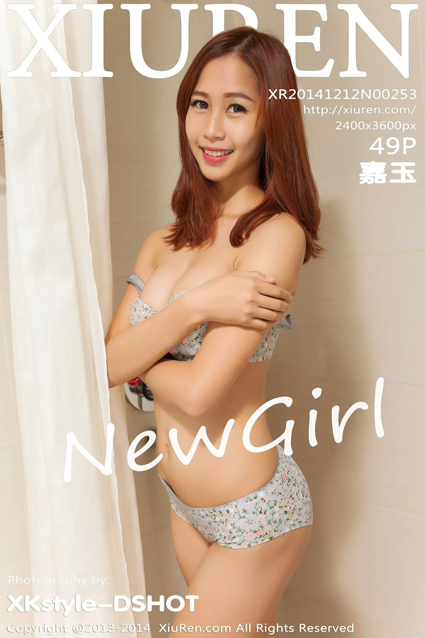 [XiuRen秀人网]No.253_新人嫩模嘉玉居家私房圣诞主题+浴室内衣系列性感写真49P-秀人网 - XiuRen.Space